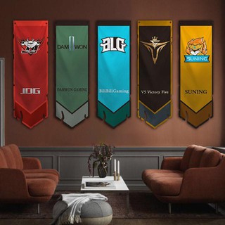 LOL League of Legends Flag Team Flag Theme E-sports Internet Cafe KTV Bar Decoration Hanging Flag New