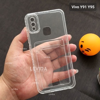 Vivo Y91C Vivo Y1S Vivo Y91 Vivo Y93 Vivo Y95 เคสการ์ด เคสใส ช่องใส่การ์ด Vivo Y91 Vivo Y95 Vivo Y93 Vivo Y1S Vivo Y91C