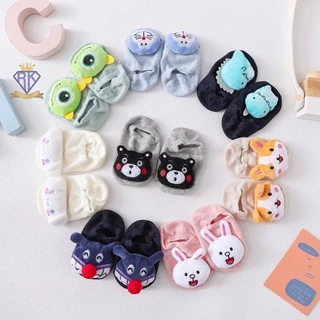 A0036 ถุงเท้าเด็ก ถุงเท้าหัวตุ๊กตา ราคาถูก🌟🌟🌟 พร้อมส่งในไทยนะคะ