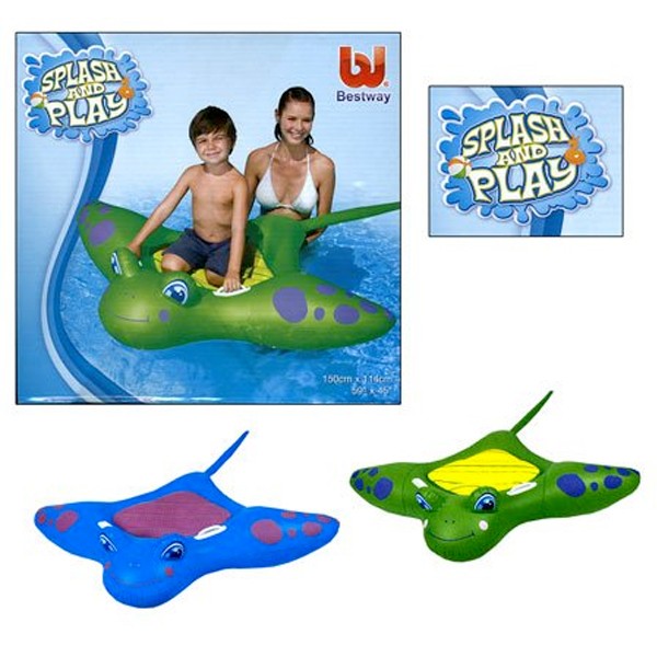 Bestway Splash & Play Manta Ray Ride On Assorted Sport Leisure ...