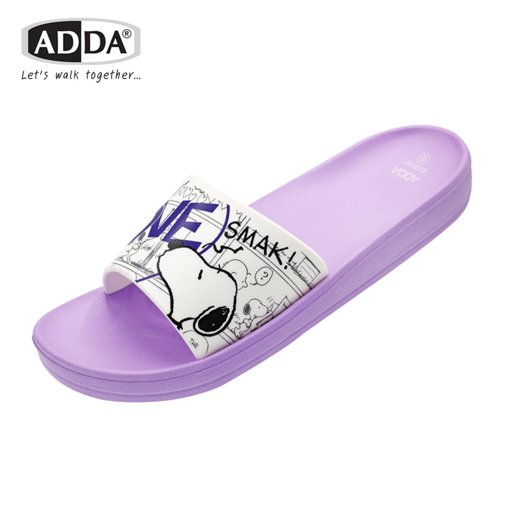 ADDA รองเท้าแตะลำลองแบบสวม สำหรับผู้หญิง รุ่น 82Z02W1 Snoopy (ไซส์ 4-6)
