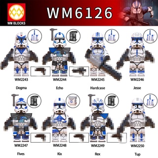 บล็อกตัวต่อ รูป space Wars Series Jesse 501st Legion Trooper WM6126