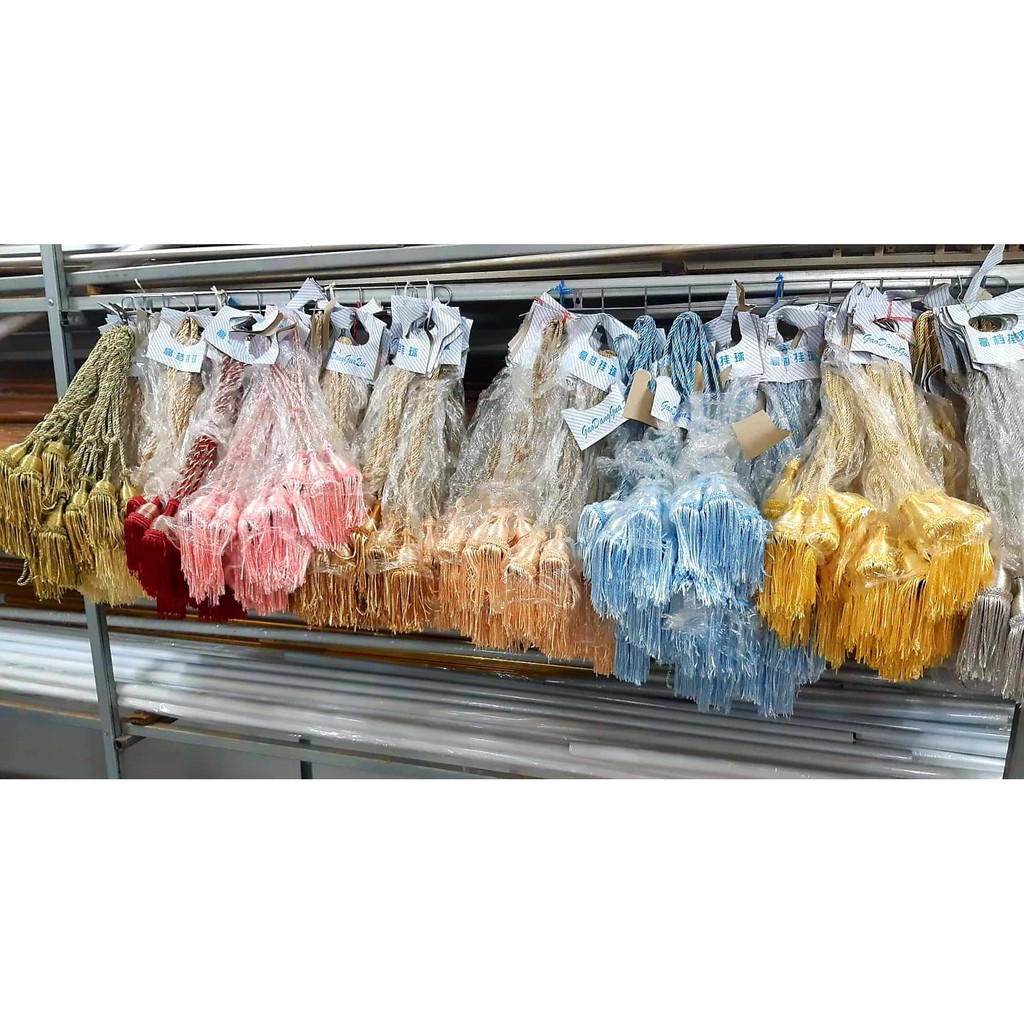 สายรัดผ้าม่าน เส้นละ 19 บาทขนาดเล็ก10เส้น=180บาท