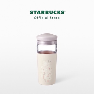 [แท้]แก้ว Starbucks 2 in 1 ลาย cherry blossom