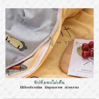 ผ้าห่มนวมลายการ์ตูนสีไม่ตก ผ้าห่มนวม6ฟุต ขนาด180*220CM