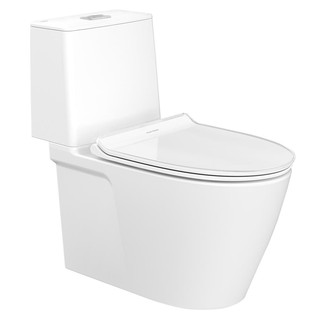 สุขภัณฑ์ 2 ชิ้น AMERICAN STANDARD 2307TSC-WT-0 2.6/4L สีขาว สุขภัณฑ์ชักโครก 2-PIECE TOILET AMERICAN STANDARD 2307TSC-WT-