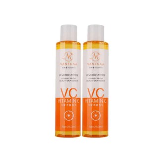 Vanekaa Vitamin C Bright Beauty Skin Water วานีก้า วิตามิน ซี ไบรท์ บิวตี้ สกิน วอเทอร์ 250ml. ( 2 ขวด )