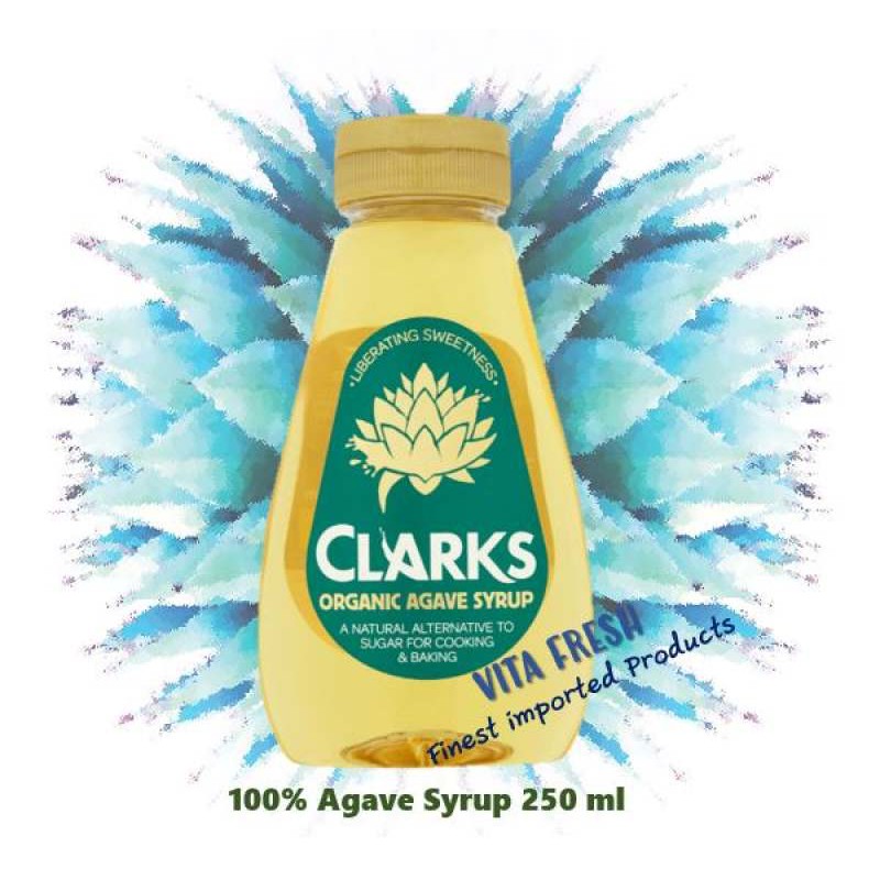 Agave syrup organic 250ml อากาเว่ไซรัป ออร์แกนิค Clarks agave syrup