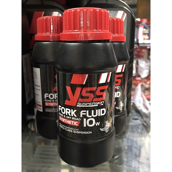 YSS 10W FORK FLUID SYNTHETIC ROAD & OFF ROAD 10W น้ำมันโช้ค ขนาด 250มล