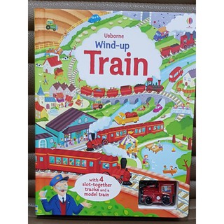 Wind up Train เหมาะสำหรับ 3 ขวบ+  Board book กระดาษแข็งทุกหน้า