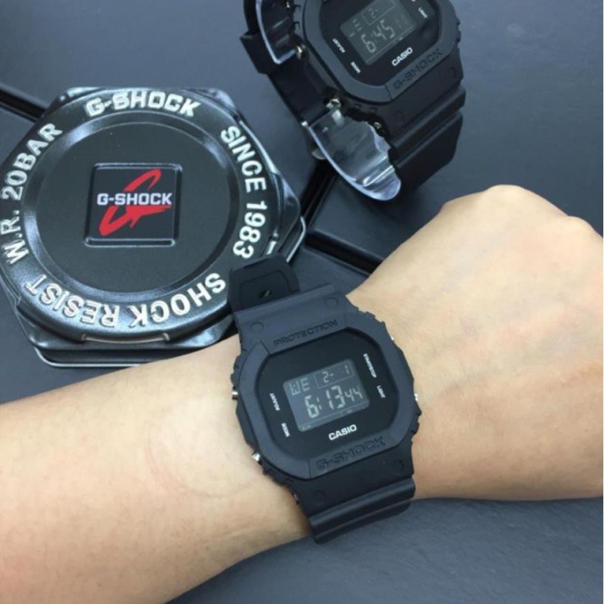 นาฬิกา Square Full Black Dark Night นาฬิกาคู่ Unisex