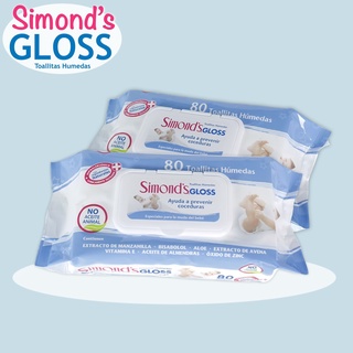 Simond baby care wipes ผ้าเปียกฆ่าเชื้อโรคสูตรบำรุงผิว