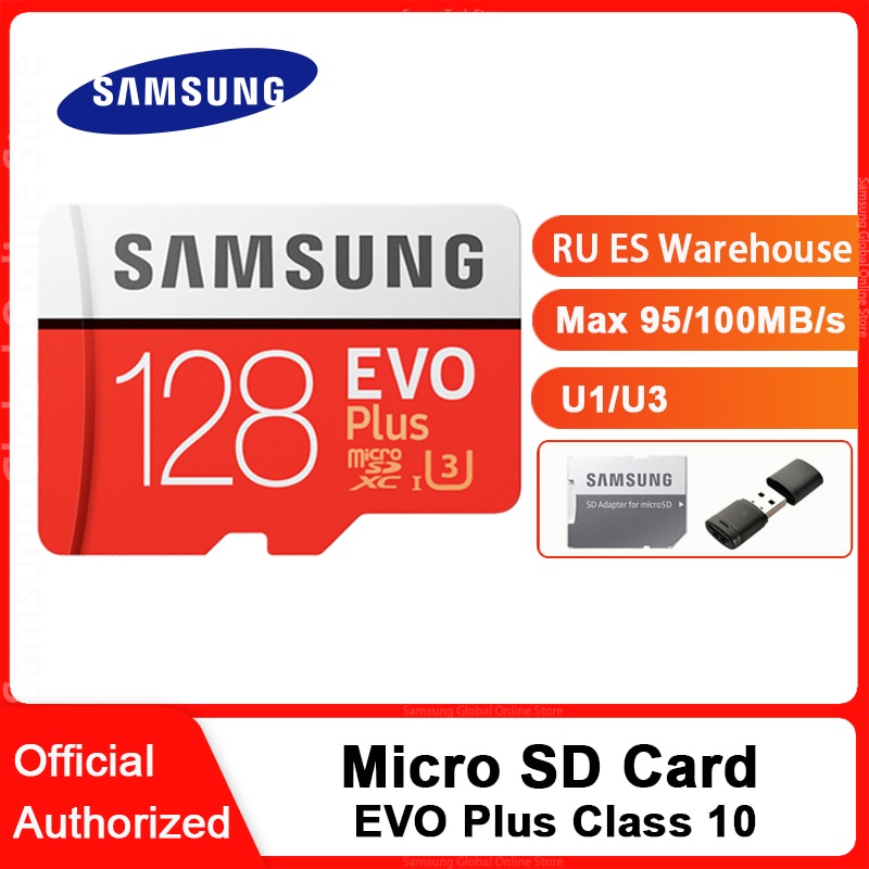SAMSUNG Memory Card Micro SD Card 256GB 32G 64GB Microsd Micro SD 128GB 512G Grade TF Flash SD Cards