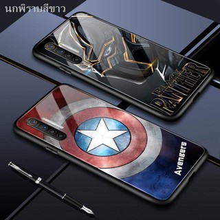 【เคสโทรศัพท์】✟▬Marvels Avengers For Realme C12 C15 C11 6i 6 Pro X3 SuperZoom X50 5G Narzo 20 Luxury Superheros Temper