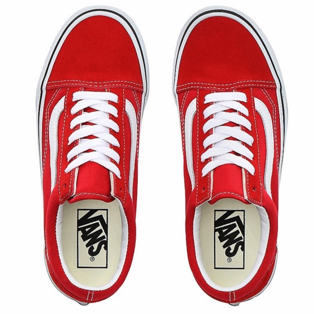 vans trainers red