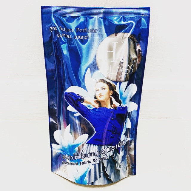 Hi Class น้ำยาปรับผ้านุ่มสูตรเข้มข้น Super Perfume ขนาด 450 ml.