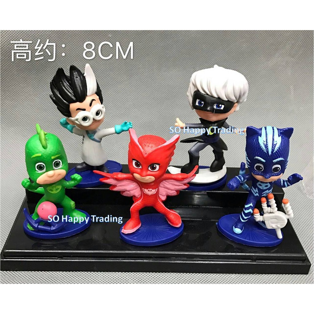 PJ Masks ชุดตุ๊กตา / เค้ก Topper (5 ชิ้น)