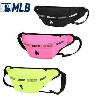 ใหม่！ กระเป๋าสตรี MLB NY MONOGRAM กระเป๋าคาดเอวแฟชั่นกระเป๋าตาหมากรุก