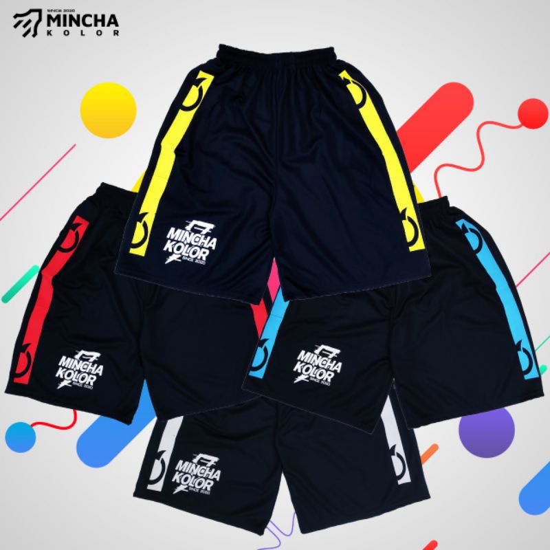 กางเกงขาสั้นผู้ชายทุกวันในรูปแบบ Mincha Kolor ต่างๆ
