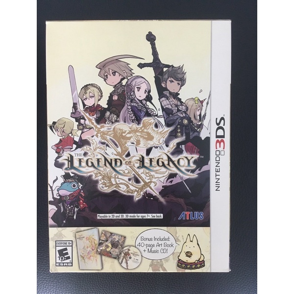 แผ่น 3DS the legend of legacy (US)