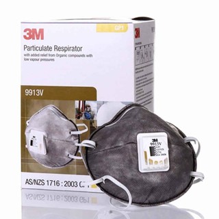 3M หน้ากาก ชนิดไม่ต้องบำรุงรักษา รุ่น 9913V จำนวน 10 ชิ้น #38