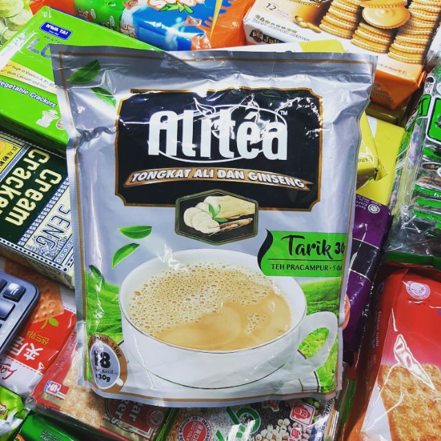 ชาร้อน+กาแฟ ผสมโสมAlitea(30g×18ซอง)