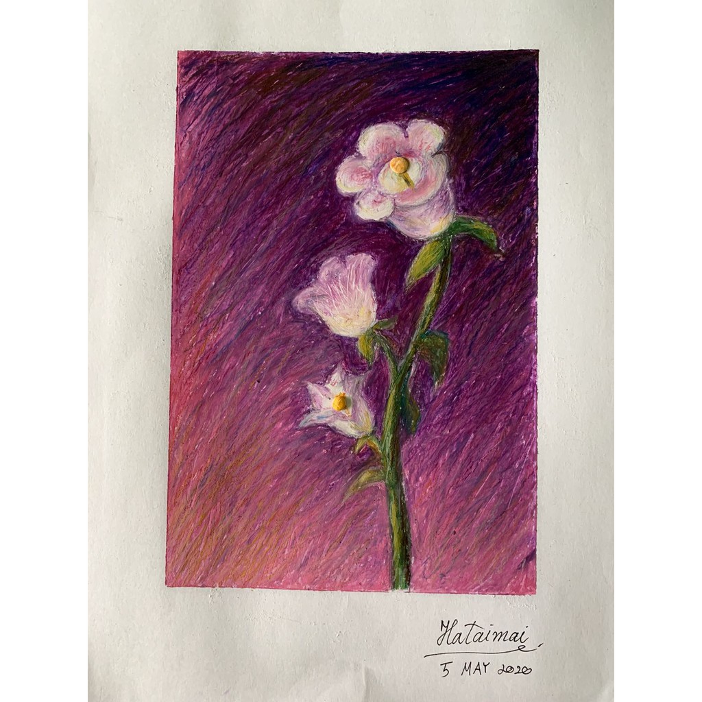 Custom flower painting canva