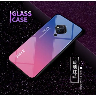 พร้อมส่งทันที Case Vivo S1Pro เคสกระจกสองสี เคสเงาไล่สี สีกระจกเทมเปอร์ปลอกแก้วฝาหลังกันชน ขอบนิ่ม TPU CASE