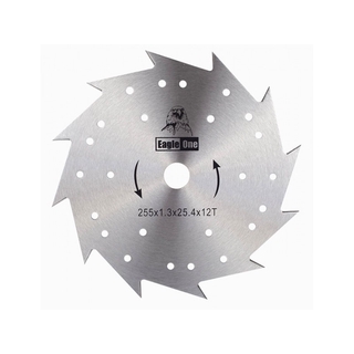 Eagle One Circular saw blade ใบเลื่อยวงเดือน เครื่องตัดหญ้า แบบสพาย 10 นิ้ว 12 ฟัน ตัดหญ้า T1215