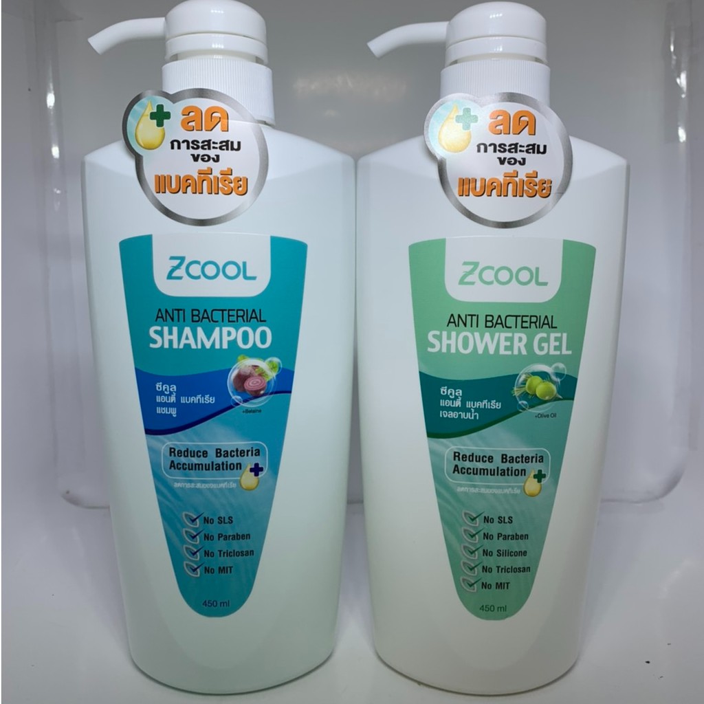 Lolane Zcool Shampoo Zcool Shower Gel โลแลน ซีคูล แชมพู ชาวเวอร์เจล สบู่อาบน้ำ ครีมอาบน้ำ 450มล.