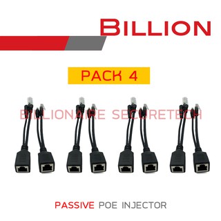 PASSIVE POE INJECTOR แพค 4 คู่