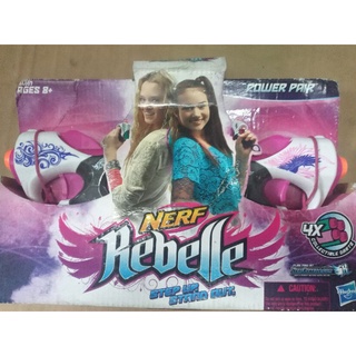 nerf rebelled ปืนเนิร์ฟ เรเบล หน่วยปฏิบัติการลับ พกใส่กระเป๋าได้ ของแท้ ได้ 2 กระบอก ⭐️ลดราคา แผงไม่สวย⭐️