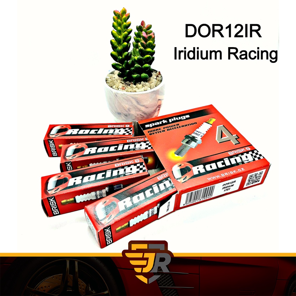 Brisk Iridium Racing Spark Plug Audi S3 S4 S5 RS A6 A7 A8 Q7 R8 Porsche 911S Carrera Cayenne อะไหล่จ