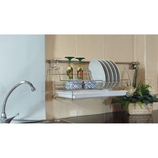 KOWA HOMEWARE KWH-DR009ชั้นวางจานแบบแขวนกับราวแขวนพร้อมถาดรองน้ำ(มีเฉพาะชั้นคว่ำจาน)สแตนเลส เกรด 304