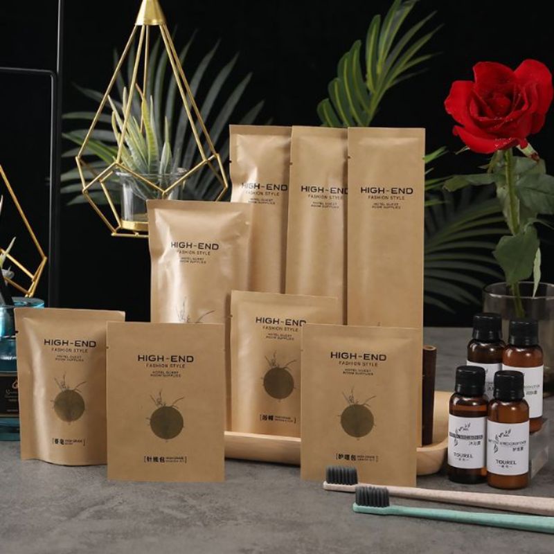 ชุดอาบน้ำโรงแรม​ ECO​ SET​  4  ชิ้นและ 3 ชิ้น