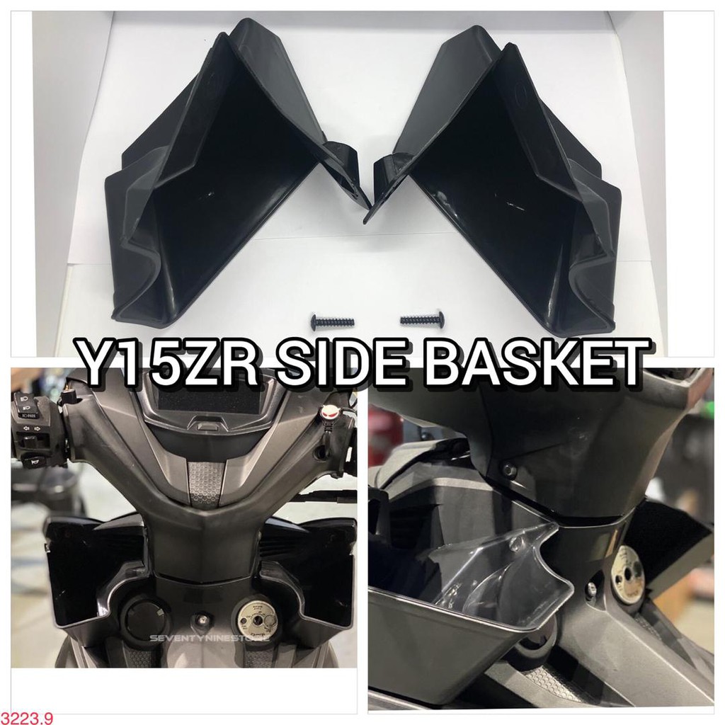 ชุดตะกร้าข้างตะกร้าซ้ายและขวา Bakul Black Y15ZR/Exciter150/Jupiter150/Ysuku