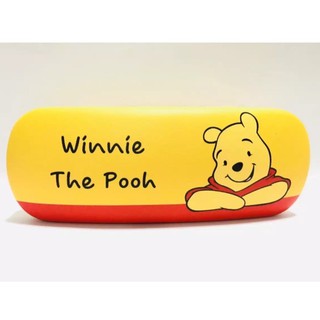 POOH กล่องแว่น กล่องแว่นตา ตลับแว่น  ลายการ์ตูน  หมีพูห์  เหลือง Pooh. สีสัน สวยงาม ผลิตจากวัสดุอย่างดี  BY MANOPNEST