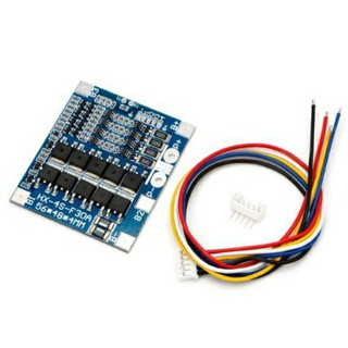 บอร์ดป้องกันแบตเตอรี่  Protection Board Bms+Balance  LifePo4  4S 12.8V 30A