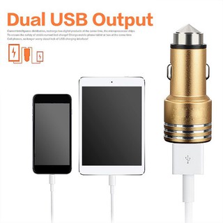 Car Dual USB 2 Ports Adapter ที่ชาร์จบนรถ