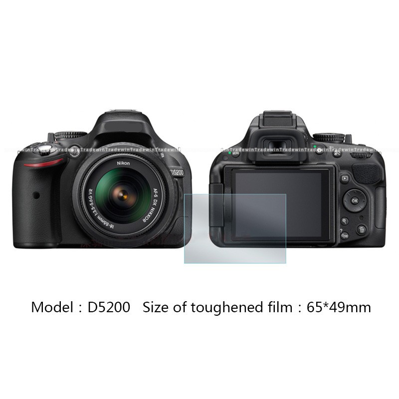 Nikon D5600 D5500 D5300 D5200 D5100 กระจกนิรภัยป้องกันหน้าจอสําหรับ Nikon D5600 D5500 D5300 D5200 D5