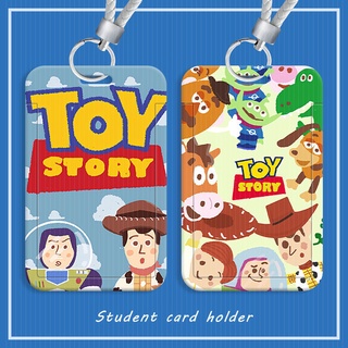 กระเป๋าใส่บัตรรถบัส ลายการ์ตูน Toy Story ควบคุมเข้ามหาวิทยาลัย สําหรับนักเรียน