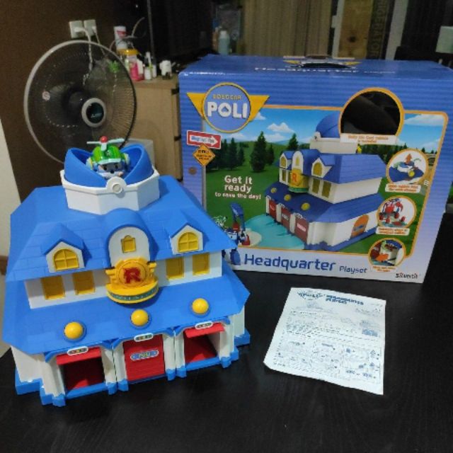 Robocar Poli Headquarter Playset ชุดหอบังคับการ โรโบคาร์ โพลี่ ของแท้มือสองสภาพดี