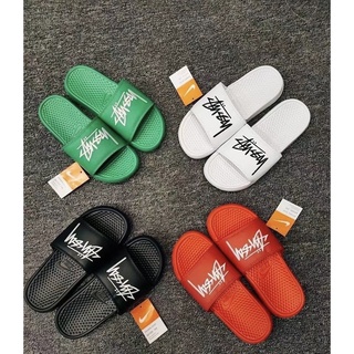 รองเท้า STÜSSY / NIKE SLIDE SANDALS รุ่นฮิตไม่มีไม่ได้แล้ว🔥