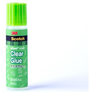 3M Scotch clear glue 40 ml  กาวน้ำ 1 หลอด