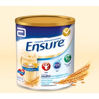 Ensure เอนชัวร์ อาหารสูตรครบถ้วน /กลิ่นธัญพืช 850 กรัม