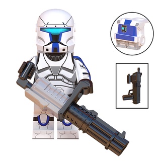 ของเล่นบล็อกตัวต่อ Voca Minifigures Geonosis Clone Stars War Game Heavy Gunner