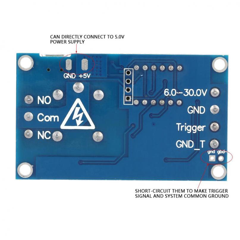 【Ready】Display Module Trigger On/Off Switch Relay Delay 5-30V Cycle LED ...