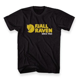 เสื้อยืดผู้ชายเสื้อยืดคอก ลมแขนสั้น fjallraven since 1960 สําหรับผู้ชาย