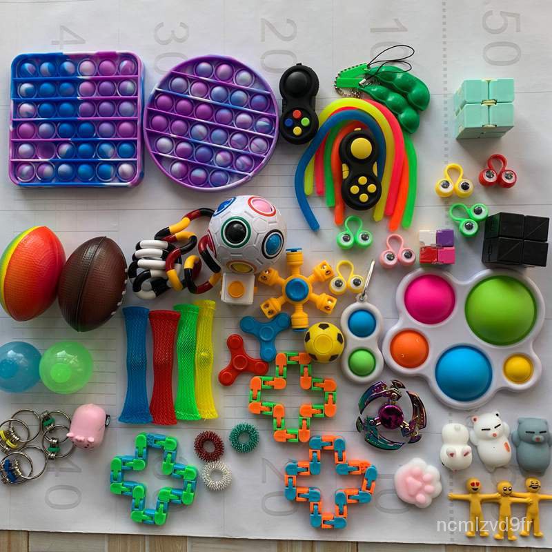 50 Styles Fidget Toys 20/23/24/32PCS Pack Sensory Toy Set Antistress ...