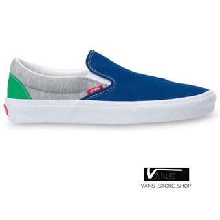 VANS SLIP ON COASTAL GREY TRUE WHITE SNEAKERS สินค้ามีประกันแท้